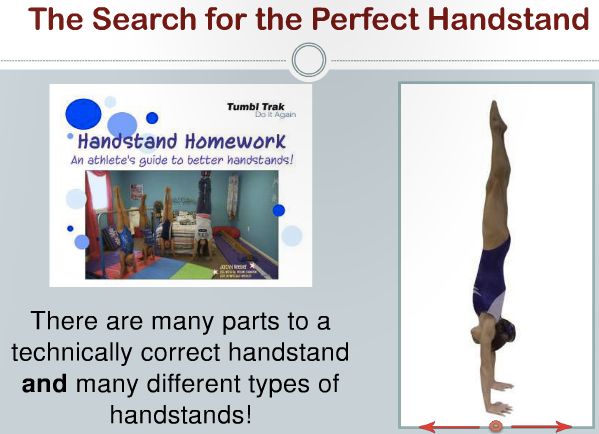 perfect handstand